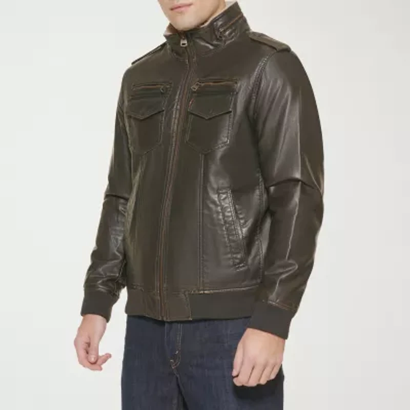 Levi's Mens Faux Leather Midweight Jacket