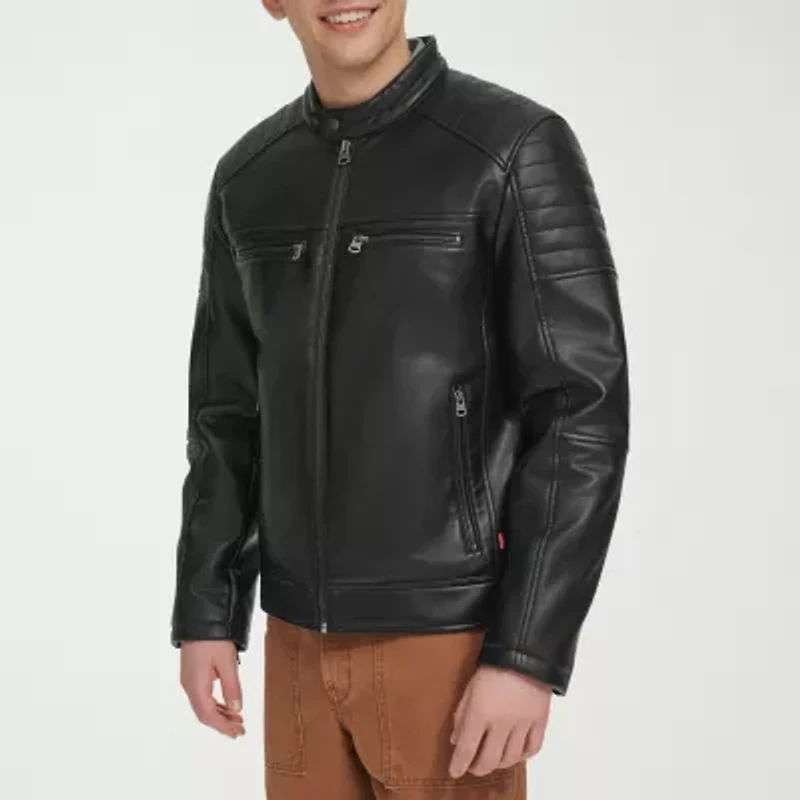Levi's Mens Faux Leather Midweight Jacket