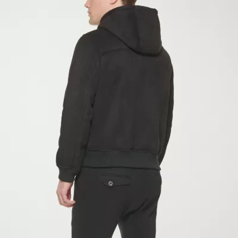 Levi's Mens Faux Shearling Hooded Midweight Coat
