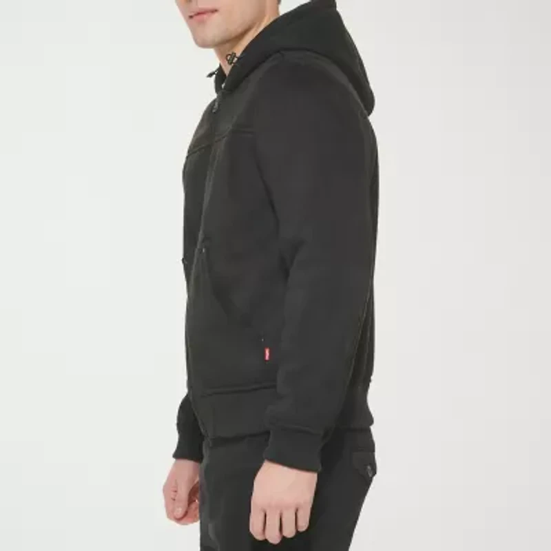 Levi's Mens Faux Shearling Hooded Midweight Coat