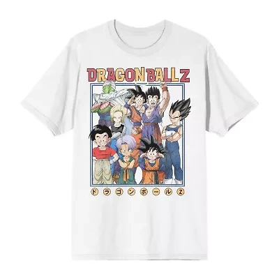 Mens Short Sleeve Anime Dragon Ball Z Graphic T-Shirt