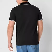 Arizona Mens Big and Tall  Short Sleeve Tipped Polo