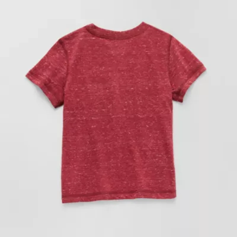 Okie Dokie Toddler & Little Boys Crew Neck Short Sleeve T-Shirt