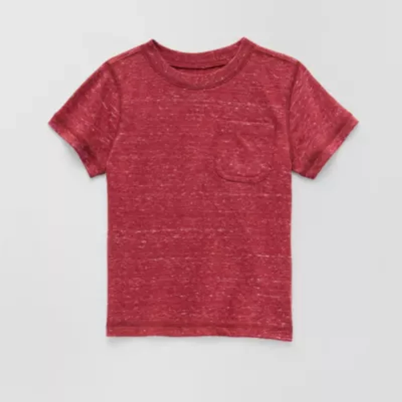 Okie Dokie Toddler & Little Boys Crew Neck Short Sleeve T-Shirt