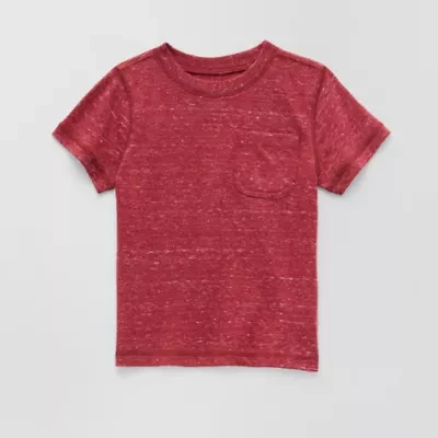 Okie Dokie Toddler & Little Boys Crew Neck Short Sleeve T-Shirt