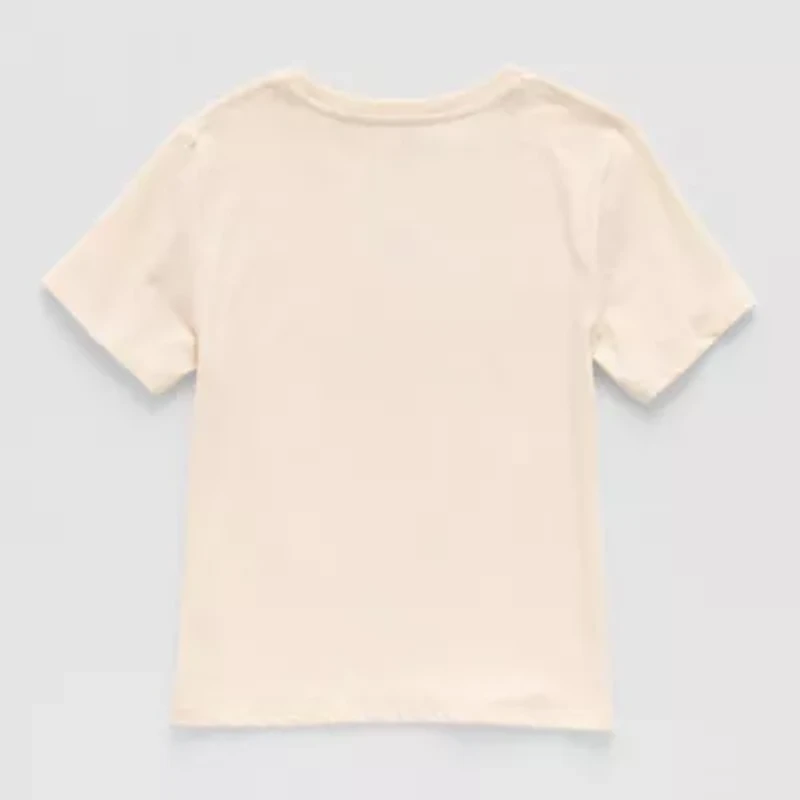 Little & Big Kid Girls Crew Neck Short Sleeve Regular Fit Hello Kitty Graphic T-Shirt