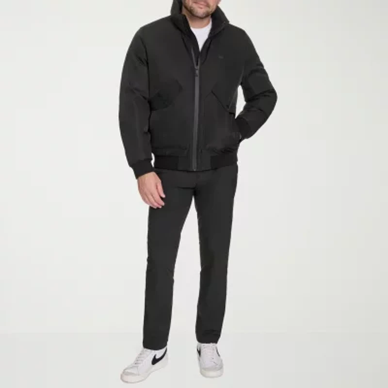 Dockers Mens Water Resistant Midweight Bomber Jacket