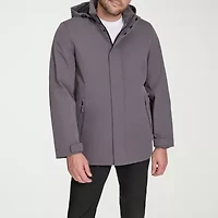 Dockers Mens Hooded Water Resistant Midweight Car Jacket