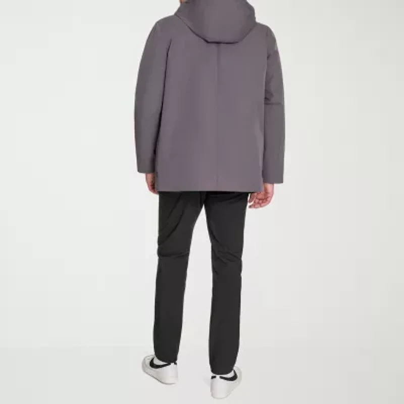Dockers Mens Hooded Water Resistant Midweight Car Jacket