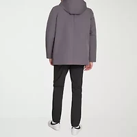 Dockers Mens Hooded Water Resistant Midweight Car Jacket
