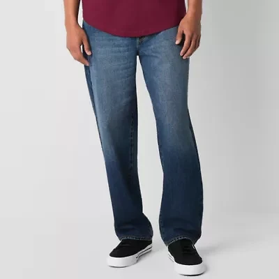 Arizona Mens Loose Fit 5 Pocket Jean