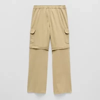 Thereabouts Loose Fit Zip Off Little & Big Kid Boys Straight Husky Cargo Pant