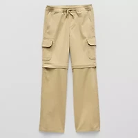 Thereabouts Loose Fit Zip Off Little & Big Kid Boys Straight Husky Cargo Pant