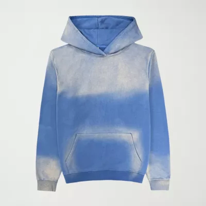 Royal Threads Mens Easy-on + Easy-off Long Sleeve Tie-Dye Hoodie