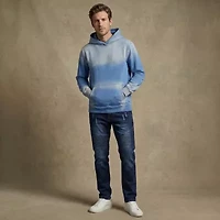 Royal Threads Mens Easy-on + Easy-off Long Sleeve Tie-Dye Hoodie