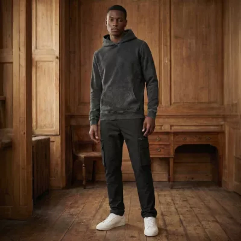 Royal Threads Mens Easy-on + Easy-off Long Sleeve Hoodie