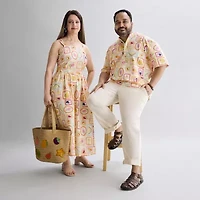 Hope & Wonder AAPI Womens Short Sleeve A-Line Dress