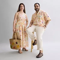 FRUIT STRAW TOTE BAG