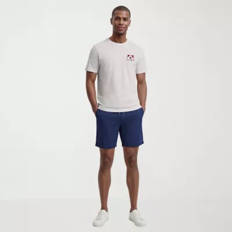 IZOD Saltwater Americana Mens Crew Neck Short Sleeve Regular Fit Graphic T-Shirt