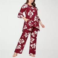 White Mark Matching Set 2-pc. Pant Set-Plus