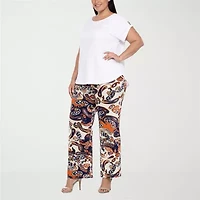 White Mark Matching Set 2-pc. Pant Set-Plus