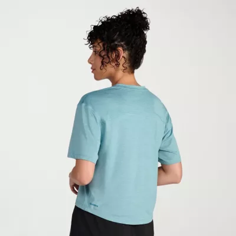 PUMA Womens Crew Neck Short Sleeve Active T-Shirt