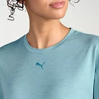 PUMA Womens Crew Neck Short Sleeve Active T-Shirt
