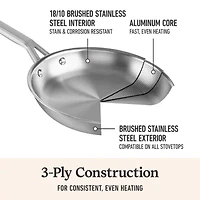 Calphalon Stainless Steel 3-pc. Cookware Set