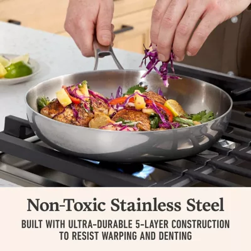 Calphalon Premier Stainless Steel 3-pc. Frying Pan Set