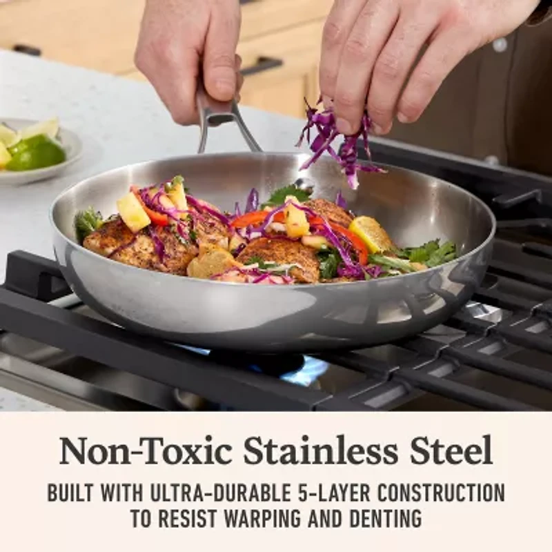 Calphalon Premier Stainless Steel 10" Frying Pan