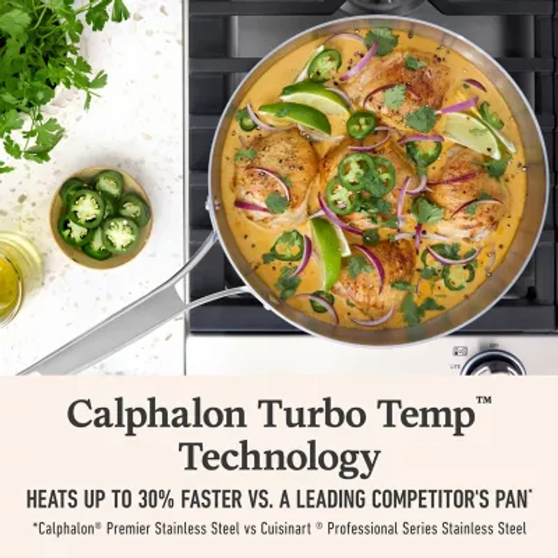 Calphalon Premier Stainless Steel 10" Frying Pan