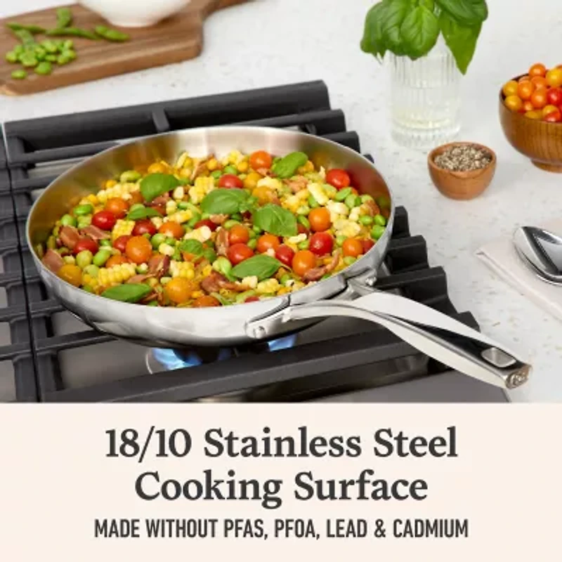 Calphalon Premier Stainless Steel 10" Frying Pan