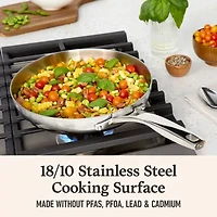 Calphalon Premier Stainless Steel 10" Frying Pan