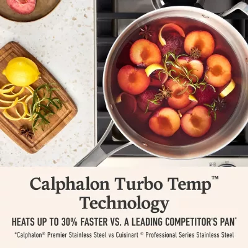 Calphalon Premier Stainless Steel 4.5-qt. Chef Pan