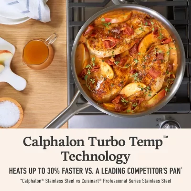 Calphalon Stainless Steel 3-qt. Saute Pan