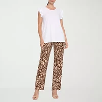 White Mark Ruffle 2-pc. Pant Set
