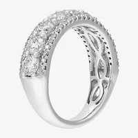Limited Quantities! Womens 6.5MM 2 CT. T.W. Lab Grown White Diamond 14K Gold Band