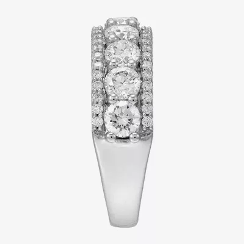 Limited Quantities! Womens 6.5MM 2 CT. T.W. Lab Grown White Diamond 14K Gold Band