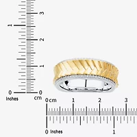 Limited Quantities! Mens 1/5 CT. Natural White Diamond 10K Two Tone Gold Fashion Ring