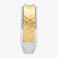 Limited Quantities! Mens 1/5 CT. Natural White Diamond 10K Two Tone Gold Fashion Ring