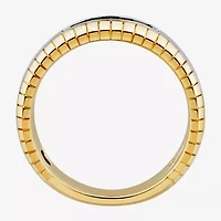 Limited Quantities! Mens 1/4 CT. T.W. Natural Black Diamond 10K Two Tone Gold Fashion Ring
