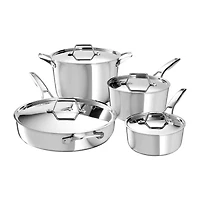 Calphalon Premier Stainless Steel 8-pc. Cookware Set