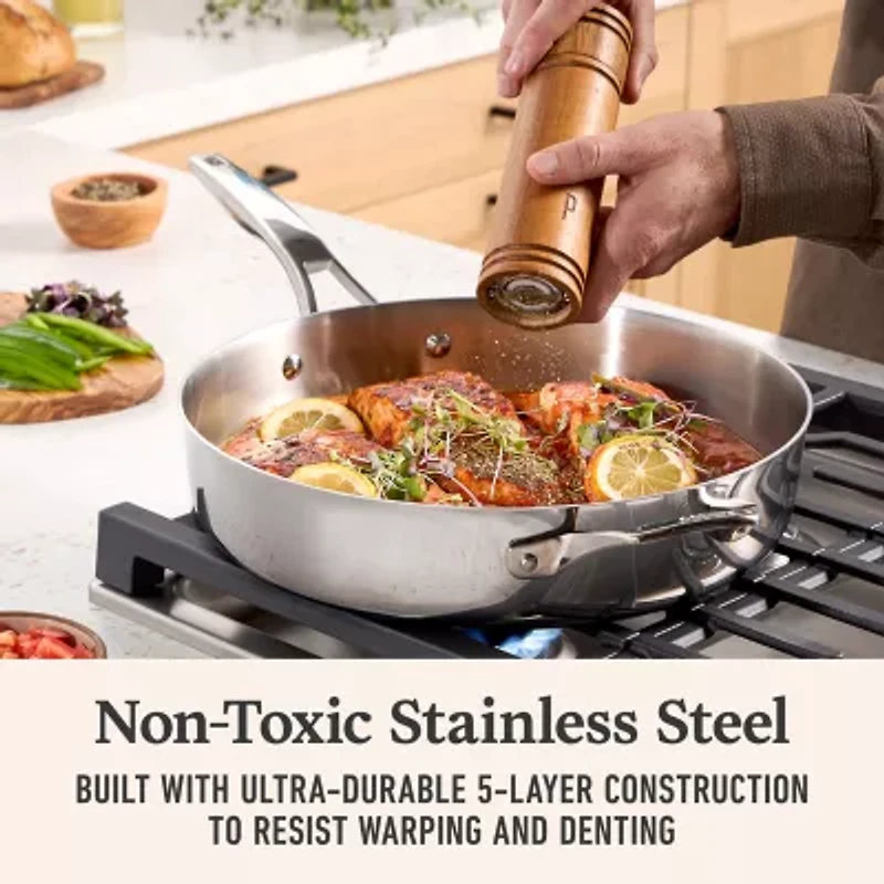 Calphalon Premier Stainless Steel 8-pc. Cookware Set