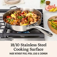 Calphalon Premier Stainless Steel 8-pc. Cookware Set