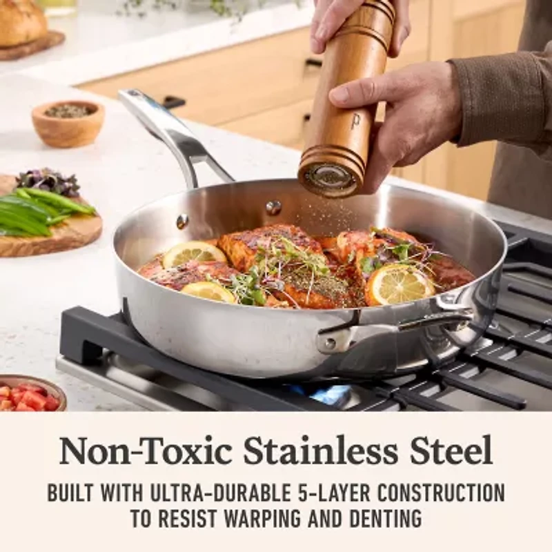 Calphalon Premier Stainless Steel 5-qt. Saute Pan