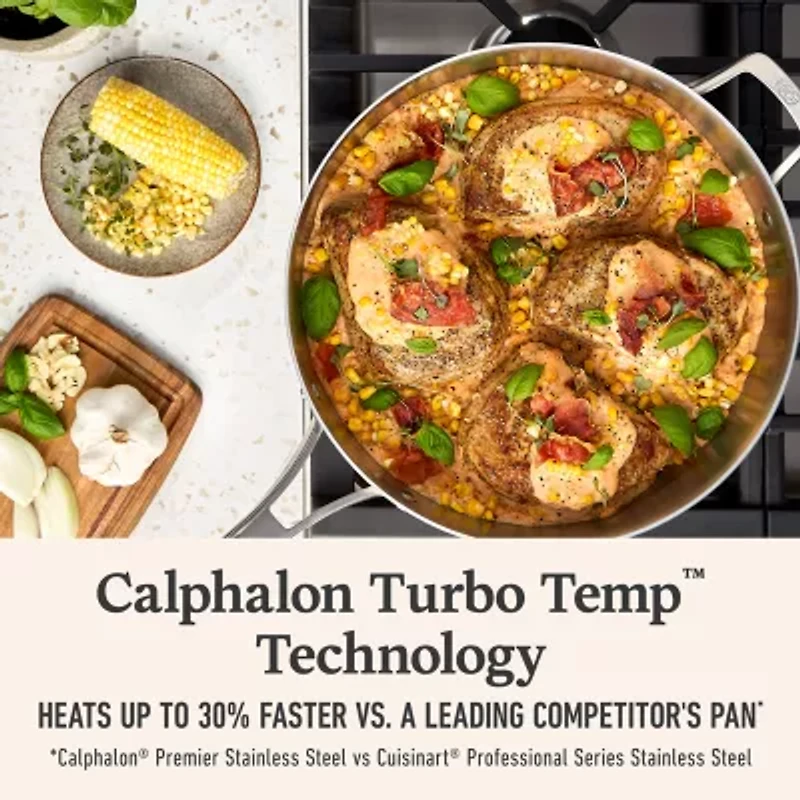Calphalon Premier Stainless Steel 5-qt. Saute Pan