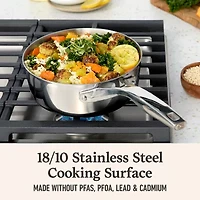 Calphalon Premier Stainless Steel 2.25-qt. Sauce Pan
