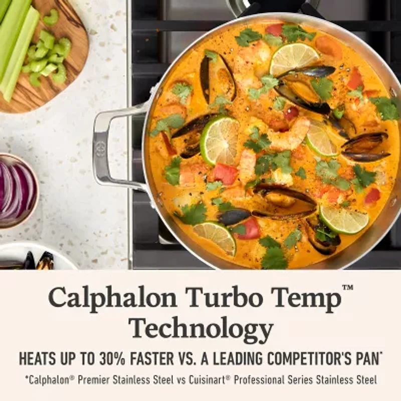 Calphalon Premier Stainless Steel 6-qt. Stockpot