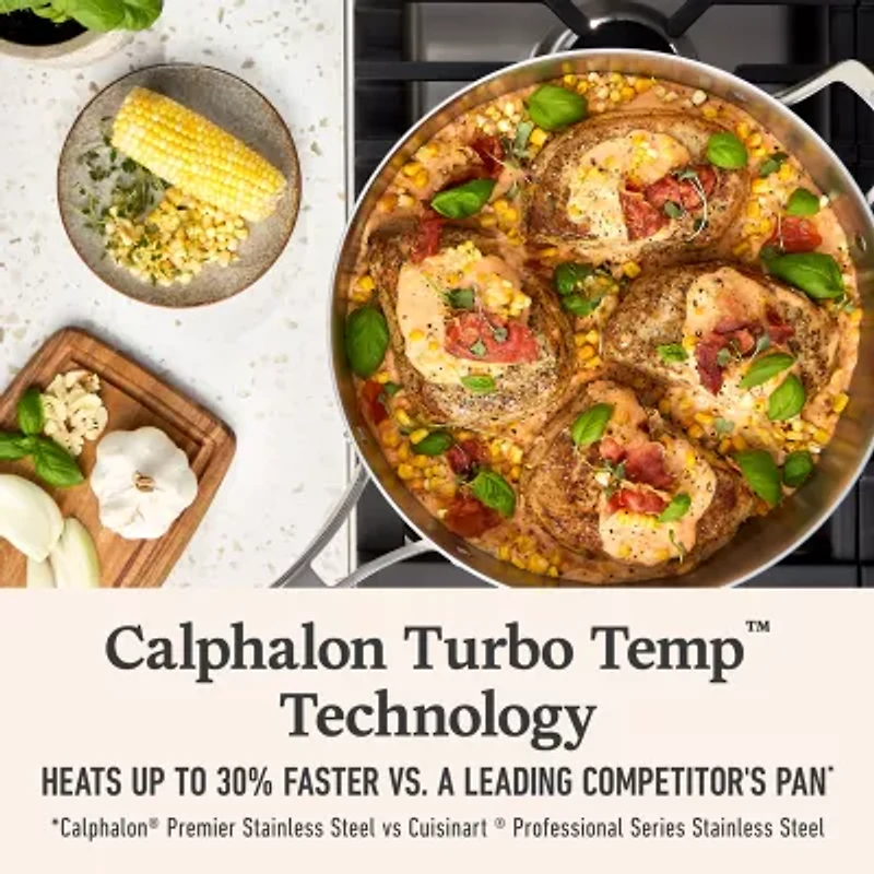 Calphalon Premier Stainless Steel 16-pc. Cookware Set