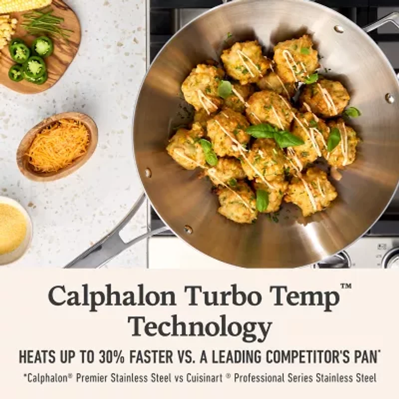 Calphalon Premier Stainless Steel 13" Wok